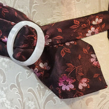 Load image into Gallery viewer, Hugo Boss damask silk tie belt