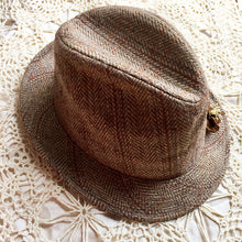 Load image into Gallery viewer, Tweed fedora