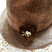 Load image into Gallery viewer, Tweed fedora