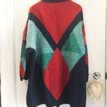 Load image into Gallery viewer, Oversized handknit sweater coat  | Size: XXL+