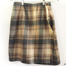 Load image into Gallery viewer, Talbots plaid wool wrap skirt | Size: 4