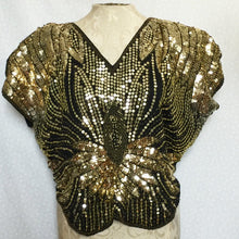 Load image into Gallery viewer, Vintage butterfly disco top | Size: 44