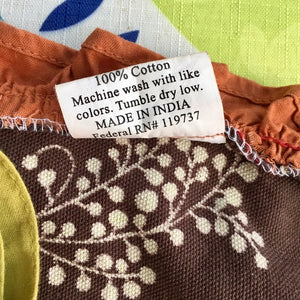 Retro cotton apron