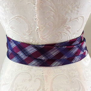 Calvin Klein silk tie belt