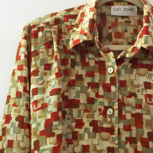 Vintage Gigi Jones blouse | Size: Medium/Large
