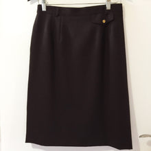 Load image into Gallery viewer, Vintage burgundy wool skirt | Size: 10
