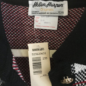 Vintage Helen Harper plaid boxy cardigan | Size: S