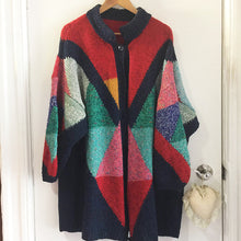 Load image into Gallery viewer, Oversized handknit sweater coat  | Size: XXL+
