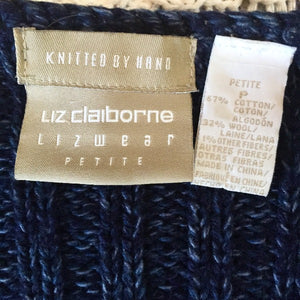 Liz Claiborne handknitted sweater  | Size: Petite