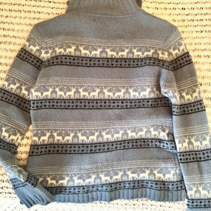 Vintage light blue 100% lambswool sweater | Size: M