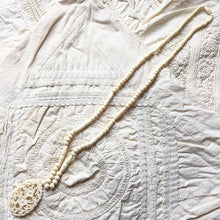Load image into Gallery viewer, Vintage faux ivory beaded necklace
