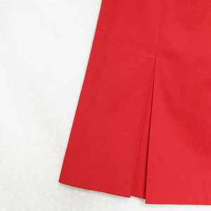 90s Club Monaco red pleated skirt | Size: 0