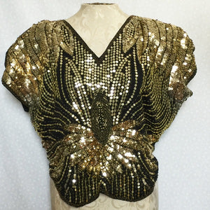 Vintage butterfly disco top | Size: 44