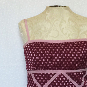 Silk polka dot dress | UK size: 8
