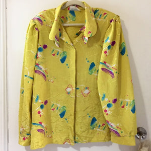 Totally rad 80s blouse | Size: XL and larger