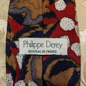 Philippe Derey silk tie belt