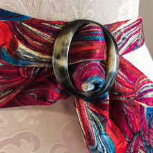 Load image into Gallery viewer, Italo Ferretti silk tie belt
