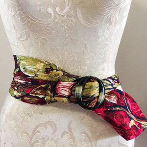 Carnaval de Venise silk tie belt