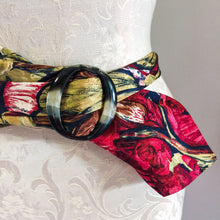 Load image into Gallery viewer, Carnaval de Venise silk tie belt
