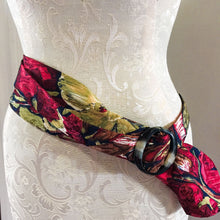 Load image into Gallery viewer, Carnaval de Venise silk tie belt
