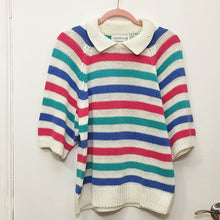 Load image into Gallery viewer, Vintage Robert Scott striped knit top | Size: M
