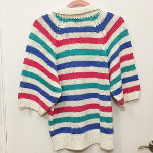 Vintage Robert Scott striped knit top | Size: M