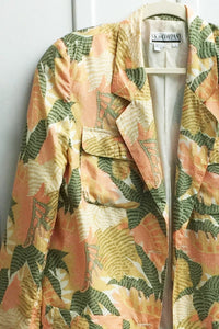 Vintage silk blazer | Size: L/XL