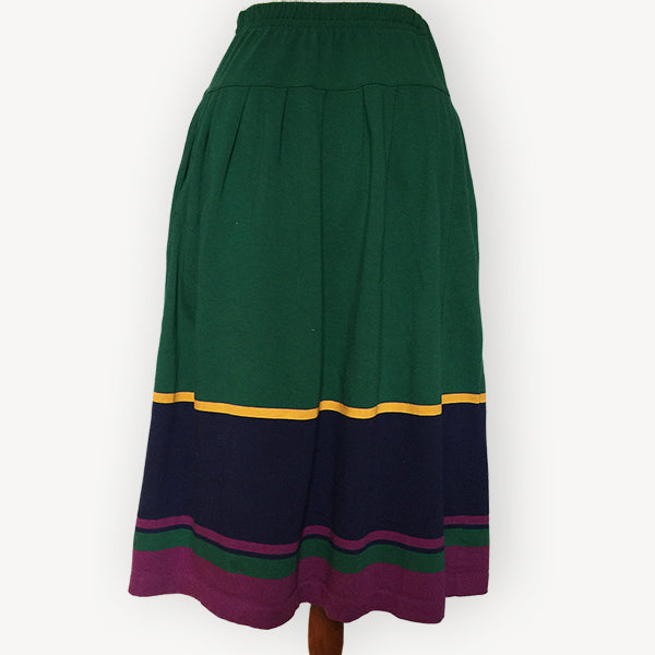 1980s cotton skirt  | Size: S