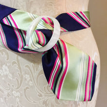 Load image into Gallery viewer, Versace silk tie belt
